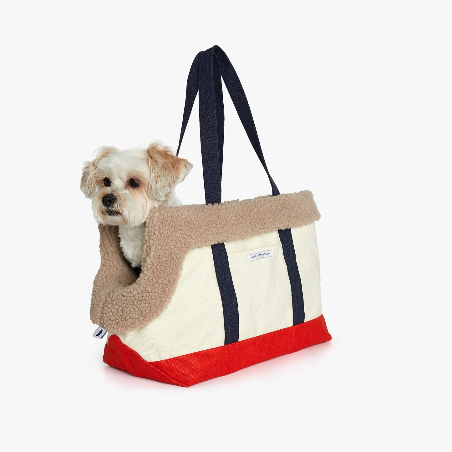 Constantin carrier bag-navy and red