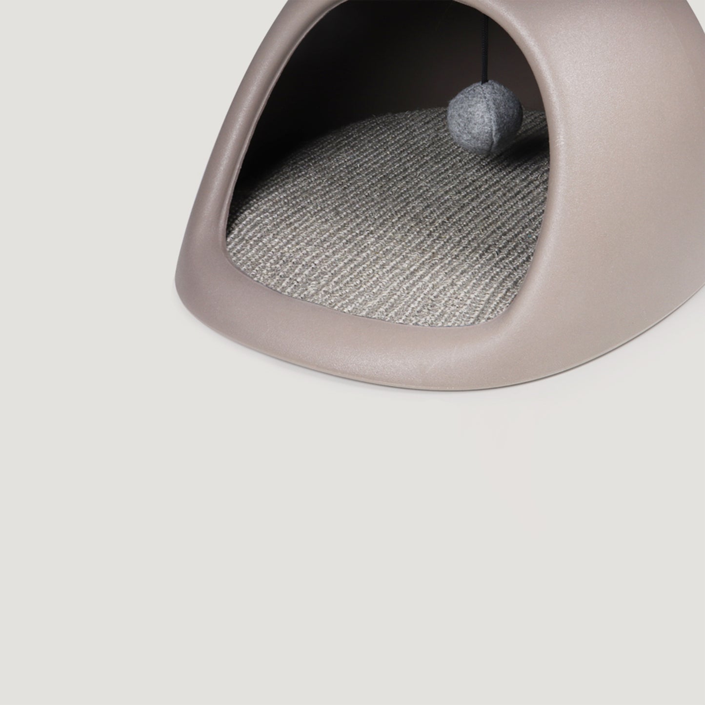 Cat Cave namas katėms su draskykle - pilkas