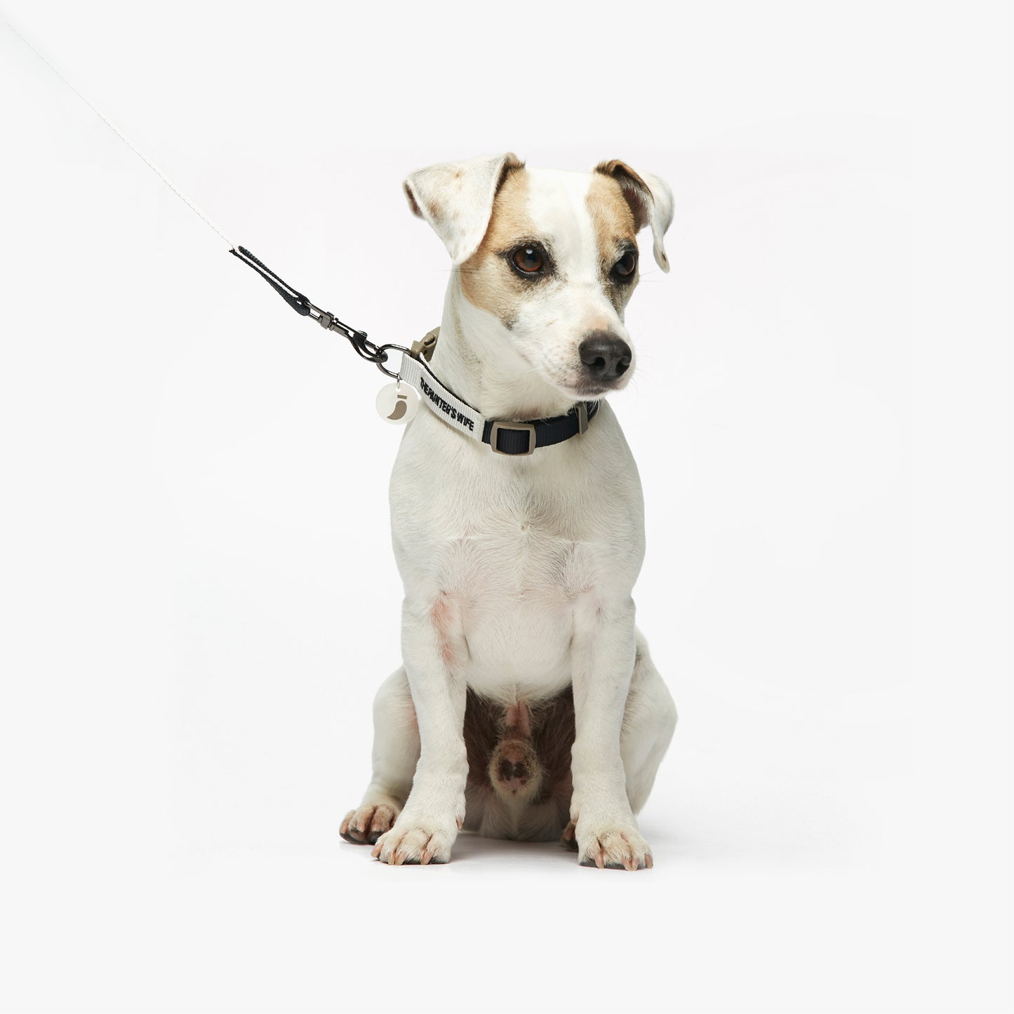 Sonia leash-navy & white