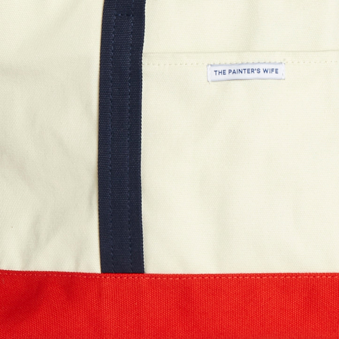 Constantin Carrier Bag with Sherpa Lining - Navy and Red