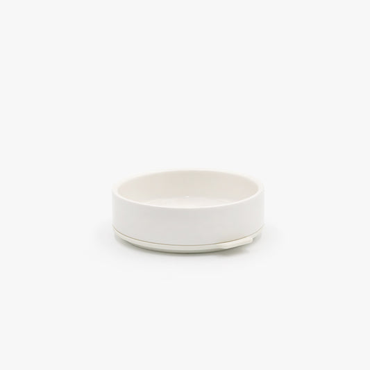 Pudding Ceramic Bowl in White - Small