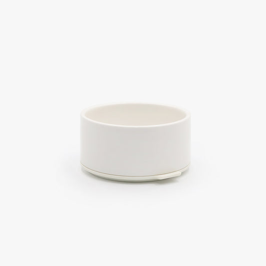 Pudding Ceramic Bowl in White - Medium